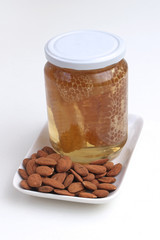 Honey and almonds