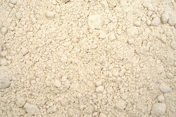 Close view of caramel cake mix
