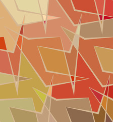 Abstract vector colorful background of broken lines