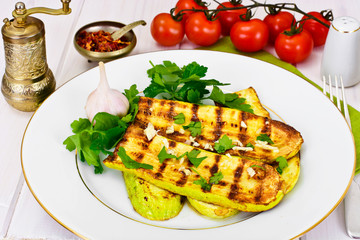 Courgettes Zucchini Grill