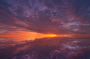 Fototapeta na wymiar Beautiful sunset