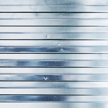 New Shining Corrugated Metal Fence Texture