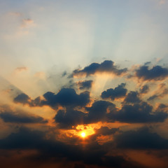 beautiful sky Sunrise