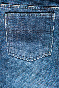 Back pocket Jeans texture