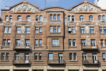 Old and beautiful architecture in Budapest, Hungary.