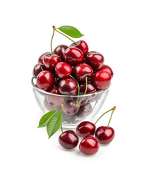 cherries isolated