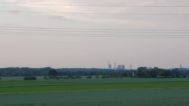 sewage plant in the field