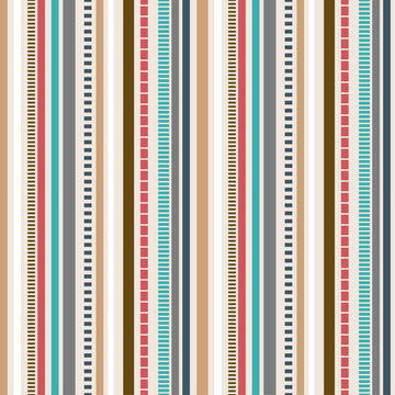 Stripes Seamless pattern; Retro colors pattern.