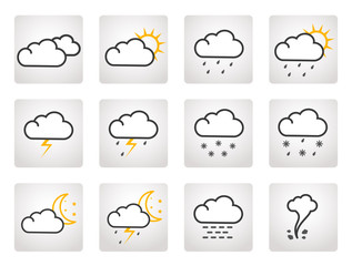 Obraz premium Weather Icons