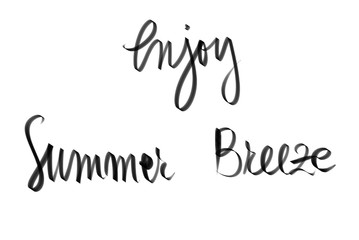 Enjoy Summer Breeze motivational message