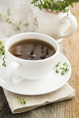 Cup of thyme tea