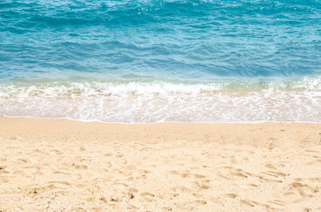 Fototapeta na wymiar sand beach summer background