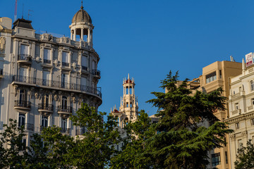 Fototapeta na wymiar Edificios de Valencia