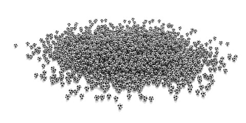 Fototapeta premium Soccer ball background, 3d rendering