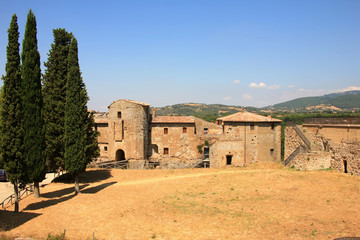 Fototapeta premium Toscana,Sorano,la Fortezza Orsini.