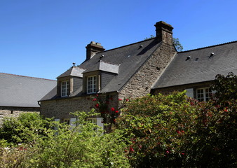 Fototapeta na wymiar Demeure de Jacques Prévert à Omonville-la-Petite.