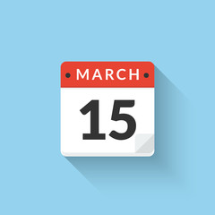 Vector Flat Calendar Icon design. Business symbol daily calendar design icon