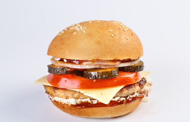 The perfect hamburger.