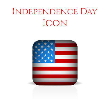 Independence day icon.  Independence Day illustration.