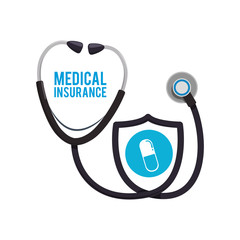 Medical care design. Health care icon. White background, isolate