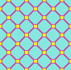 floor tiles pattern, blue pink and yellow