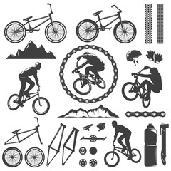 BMX Decorative Graphic Icons Set - 112952149
