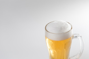 ビール・白バック