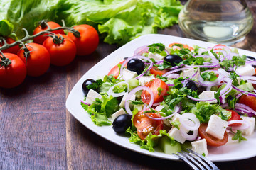 Photo of greek salad