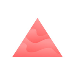 Abstract Triangle illustration. Creative Design logo.