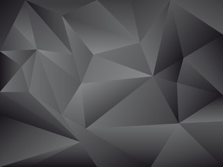 Naklejka na ściany i meble abstrakter Polygon Hintergrund mit schwarzer Textur