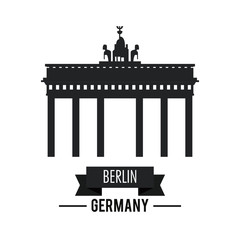 Naklejka premium Germany design. Culture icon. Flat illustration, vector graphic