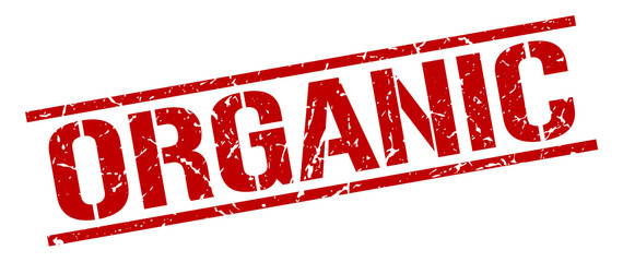 organic red grunge square vintage rubber stamp