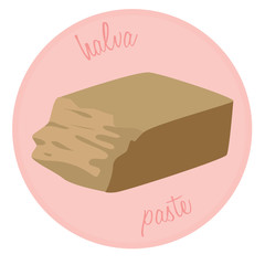Halva - sweet Asian desserts