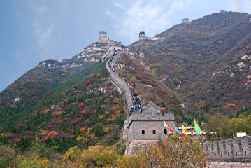 China the great wall at Juyong pass.
