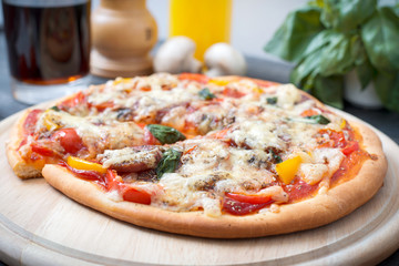 Traditional Italian pizza