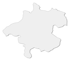 Map - Upper Austria (Austria)
