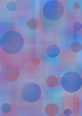 Pastel watercolor abstract background with circles in blue and violet colors. A4 size format. Series of Watercolor, Oil, Pastel, Chalk and Inc Backgrounds.