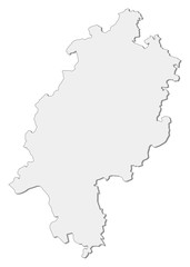 Map - Hesse (Germany)