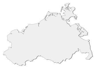 Map - Mecklenburg-Vorpommern (Germany)