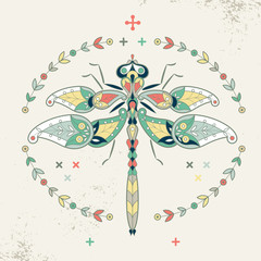 Decorative image of a dragonfly.