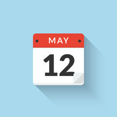Vector Flat Calendar Icon design. Business symbol daily calendar design icon