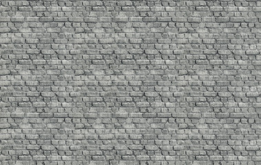 Gray painted brick wall texture. Background  for text or image.
