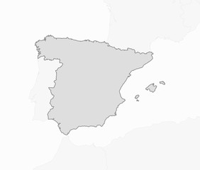 Fototapeta premium Map - Spain