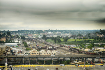 Seattle railway switching yards