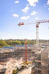 an engineery masterpiece under the sky