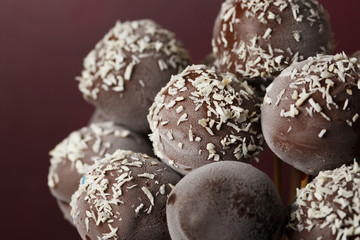 Chocolate cake pops