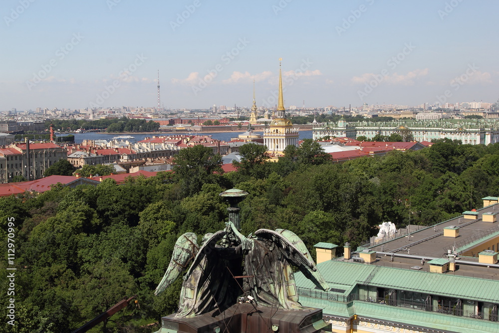 Wall mural Panorama from Isaac's Cathedral