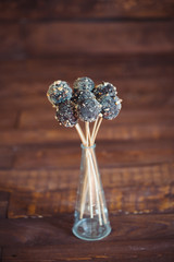 Chocolate cake pops