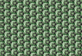 the pattern of the honeycomb