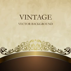 Vintage vector background